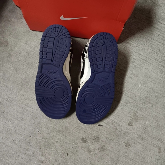 RARE Vintage Nike Dunk Low GS 'Dalmatian Print' 8.5Wo (7Y) - Picture 8 of 10